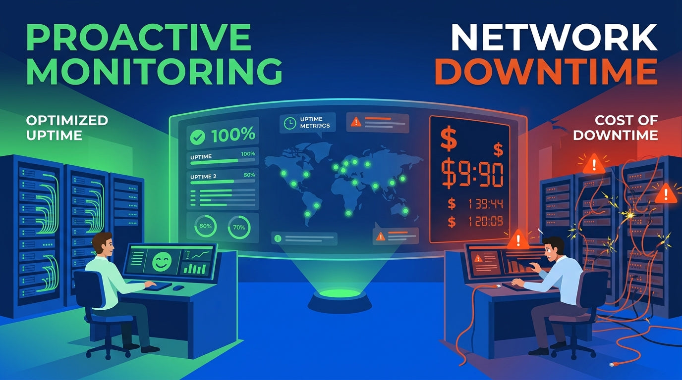 The True Cost of Network Downtime: Why Proactive Monitoring Pays for Itself
